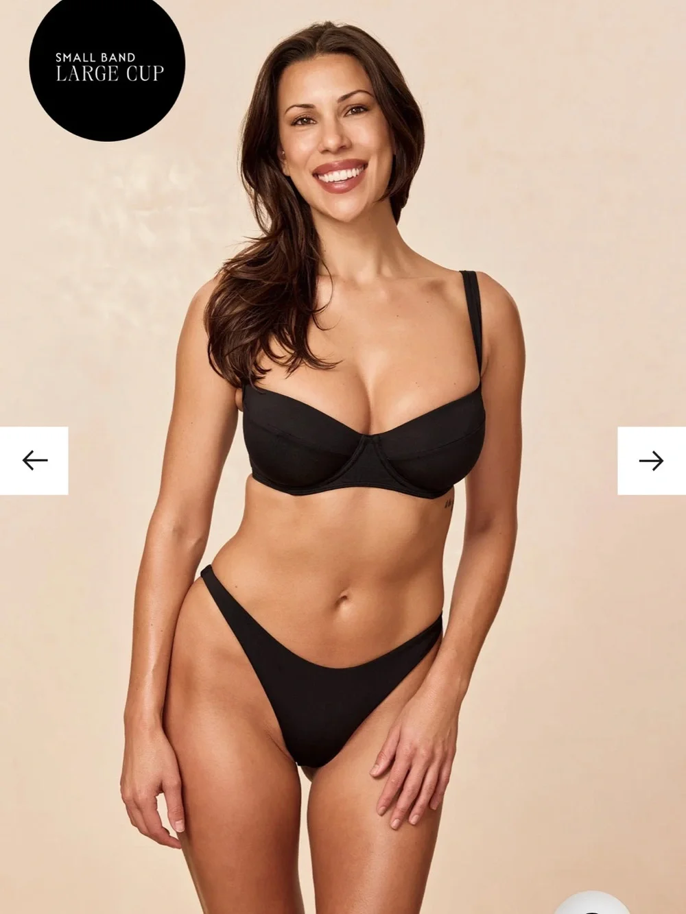 Monday Swimwear Sorrento Top size S/L Small Band Large Cup